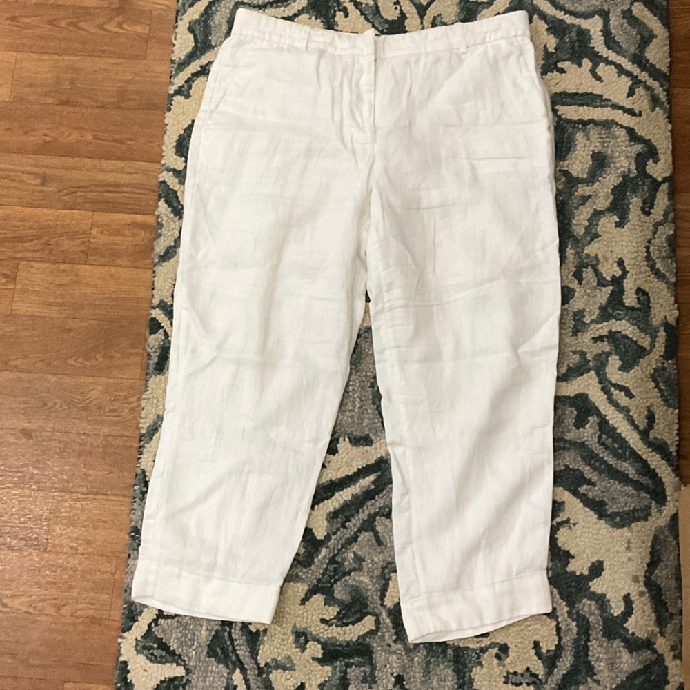 White Linen Pants